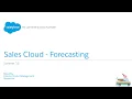 Sales Cloud - Collaborative Forecasting