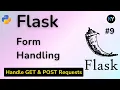 Flask Form Handling Process User Input with GET POST Form Handling in Flask - Kritim Yantra