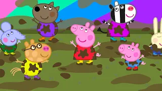 Peppa Pig & Friends Go to a MUDDY Festival! 🌧️🫟 | Full Episodes | 1 HOUR