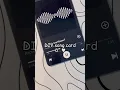 DIY song card