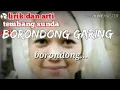 Download Lagu BORONDONG GARING | lirik dan arti | lagusunda | 2020