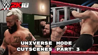wwe 2k18 universe mode cutscenes part 3 backstage ladder and tables 