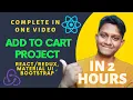 Add to cart Project in one React Redux Material UI React-Bootstrap codefamily