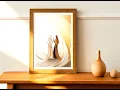 Minimalist Sisterhood Faith Art Print - Instant Download Muslim Wall Decor Gift Idea