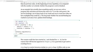Eloquent JavaScript Read-Along - Program Structure