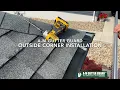 A M Gutter Guard Outside Corner Installation