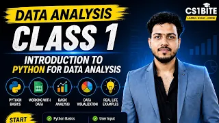 Data Analysis Class 1 Introduction to Python for Data Analysis Complete Beginner Course
