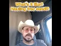 What s it like Hauling frac sand