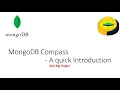 MongoDb Compass Introduction - The GUI for MongoDB