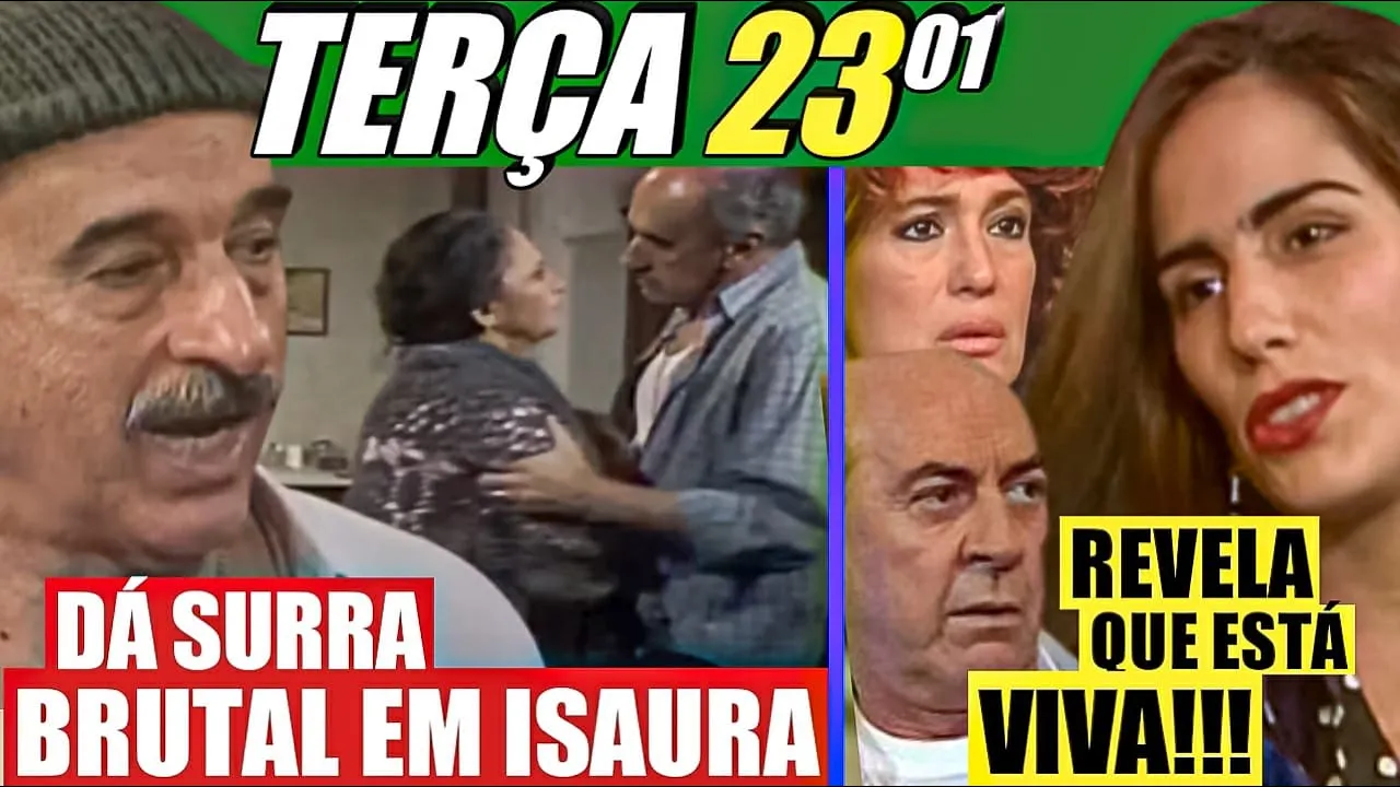 MULHERES DE AREIA Capítulo de hoje TERÇA 23/01 - Resumo da novela mulheres de areia hoje