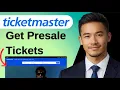 How to Get Presale Tickets on Ticketmaster Tips Tricks