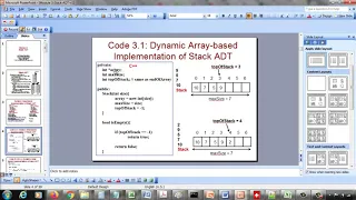 3 1 Stack ADT Dynamic Array Implementation