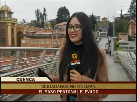 Ciudadanos no utilizan el paso peatonal elevado