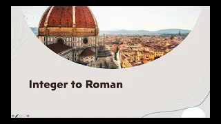 Integer to Roman Leetcode 12