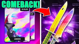 INSANE PULLS INSANE COMEBACK??! | CS2 CASE OPENING | KD