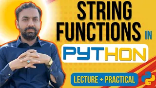 Lec-13 String function in python Python full Course