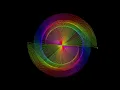 Colorful Spiral Art Python Code Visualization