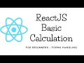 React Addition of Two Numbers ReactJS Basics ReactJS Calculator ReactJS Tutorial For Beginners
