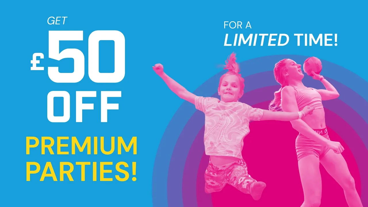 AirHop Adventure & Trampoline Parks — AirHop Adventure Parks — Premium Party Discount (YouTube video ad)