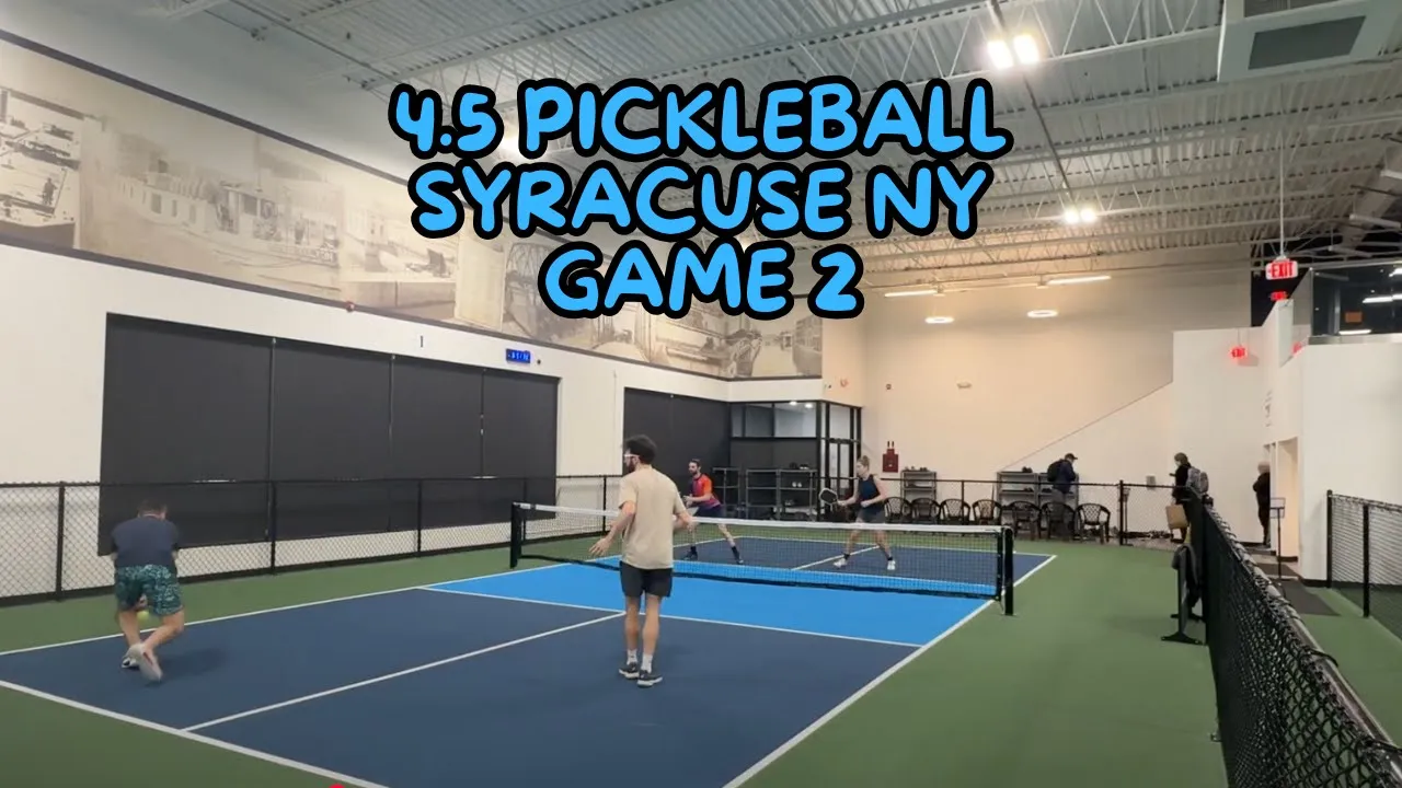4.5 Pickleball - Syracuse NY - Erie Canal 1/13/25 - Game 2