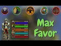 Gaining max favor in Kourend