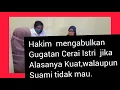 Lagu Inilah syarat /alasan gugatan cerai Isteri yang dikabulkan Pengadilan