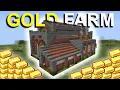 AESTHETIC GOLD FARM Minecraft Bedrock 1 21