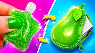 HACKS ESCOLARES GENIAIS QUE VÃO SALVAR SUA ROTINA! ✏️ DIY E TRUQUES PARA A VOLTA ÀS AULAS