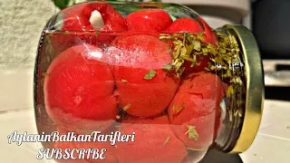 Turshi  me Domate GATI PËR 3 DİT😍3 GÜNDE HAZIR Domates Turşusu Nasıl Yapılır?