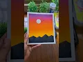 Easy Oil Pastel Landscape for Beginners