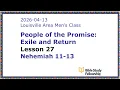 BSF Lecture Exile Return Lesson 27 Nehemiah 11-13 2026-04-13