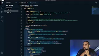 Let s code a banking application HTML CSS and Javascript Live Stream