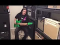 Testing first time his new Ibanez LA Custom Shop guitar - Kasperi Heikkinen(Beast In Black)
