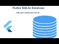 6 SQLite Database in Flutter Student database part 5