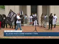 Protestors rally in Powhatan in light of alleged hate crime