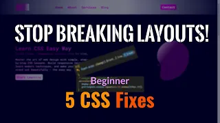 5 CSS Layout Fixes Every Beginer Should Know