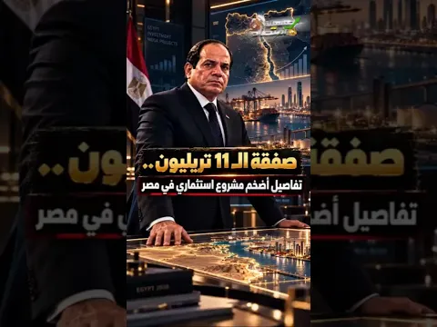 صفقة الـ 11 تريليون.. تفاصيل أضخم مشروع استثماري في مصر
