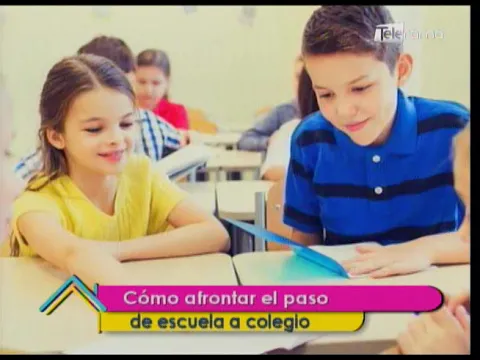 Cómo afrontar el paso de escuela a colegio