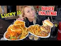 Lucky 13 SPICY Burger Challenge in Salt Lake City Utah