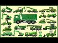 Green Construction Trucks Big Machines in Action More Nursery Rhymes Kids Songs