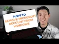 How To Remove Microsoft Account from Windows 11 - Delete From Your OS