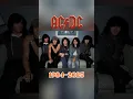 Lagu AC/DC 1984-2025 #nostalgia #music #rock #rocknroll #80smusic #evolution #rockstar #shorts