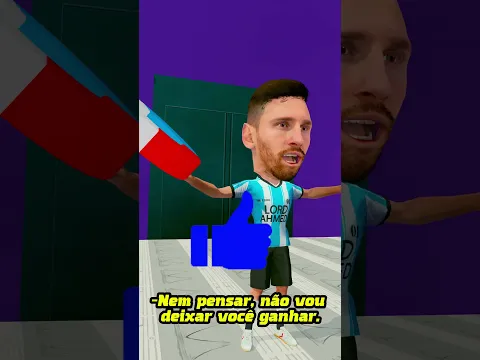 Messi APELOU para um ÍMÃ 😂 Ronaldo Falhou... Mas...