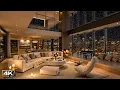 Lagu Relaxing Winter Night Jazz ❄️ Cozy Apartment Ambience with Snowfall \u0026 Crackling Fireplace for Sleep