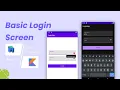 Basic Login Screen Kotlin Android tutorial Speed code