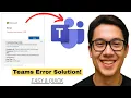 How To Fix Microsoft Teams Error 657rx Solution In Seconds