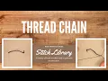 How To Make A Thread Chain - An invisible belt loop