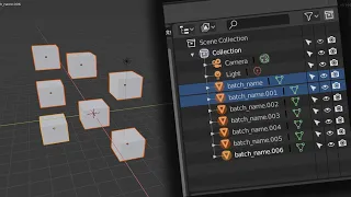 Batch Rename Objects Collections in Blender using Python Intro