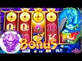 5 DRAGONS RAPID - BONUSES FREE SPINS on Aristocrat CASINO SLOTS