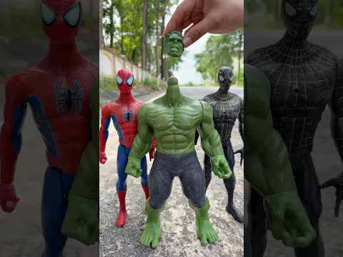 Help Hulk Choose Head To Complete Hero With Venom